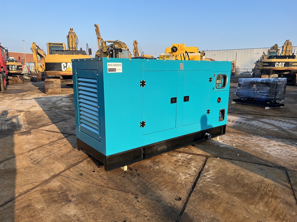 ricardo 100kva (80kw) silent generator 3 phase 50hz 400v new unused many units in stock