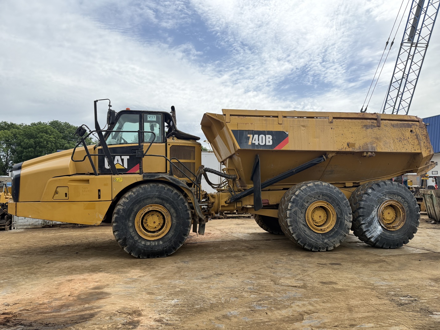 caterpillar 740b