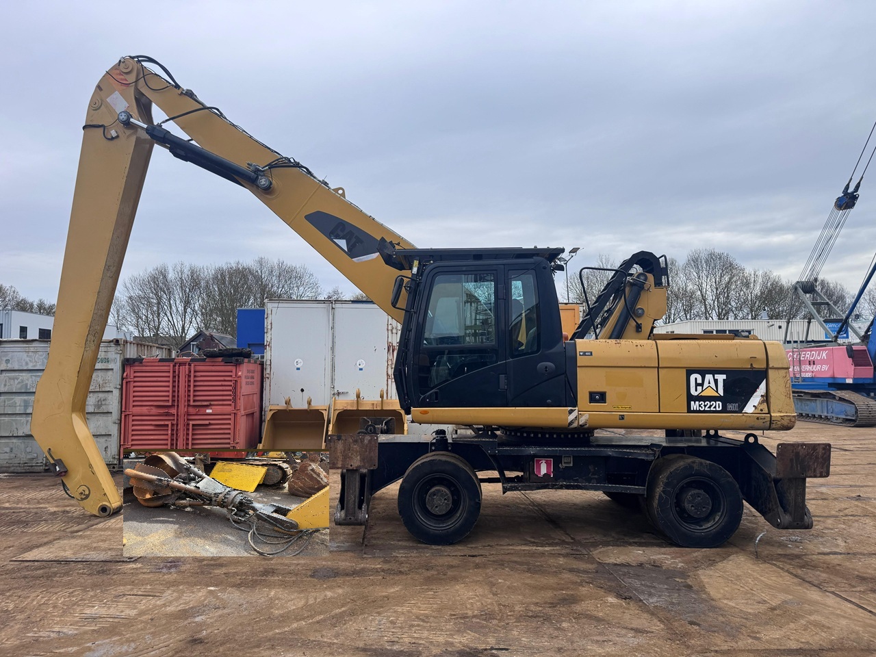caterpillar m322d mh